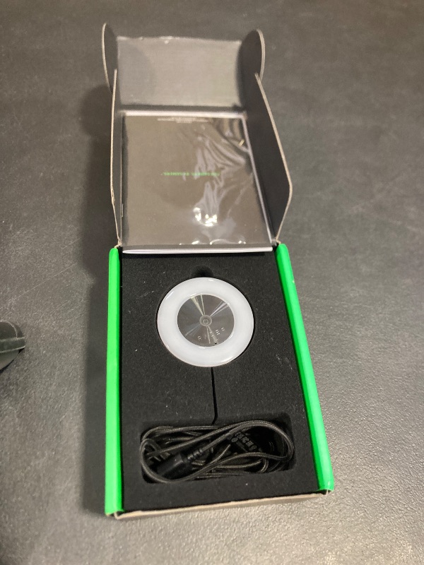 Photo 1 of Razer Kiyo Streaming Webcam: 1080p 30 FPS / 720p 60 FPS - Ring Light w/Adjustable Brightness - Built-in Microphone - Advanced Autofocus