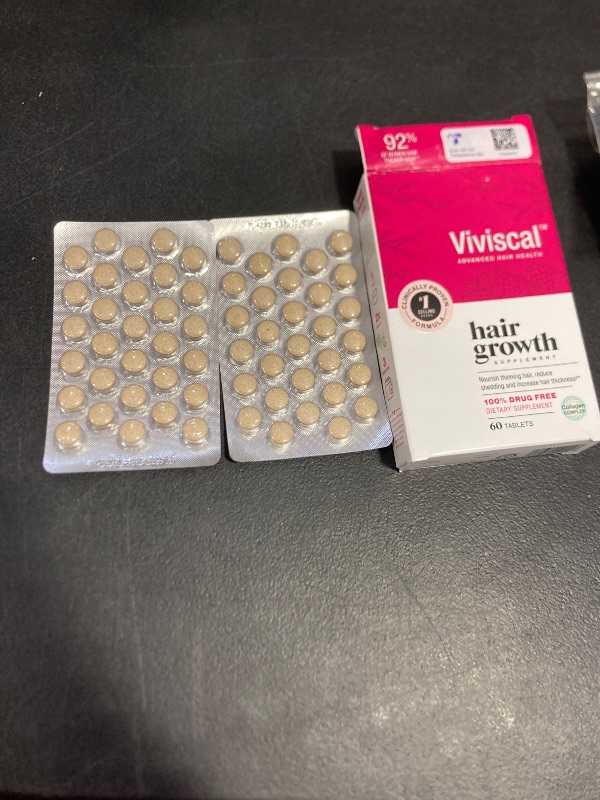 Photo 1 of Viviscal Hair Growth Supplements For Women For Thicker, Fuller Hair, Nourishes Thinning & Loss, With Proprietary Collagen Complex, 60 Tablets, 1 Month Supply exp 10-2027