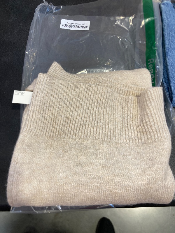 Photo 1 of Amazon Essentials Women's Regular-Fit Soft Touch Long-Sleeve Crewneck Sweater, Beige, Small
