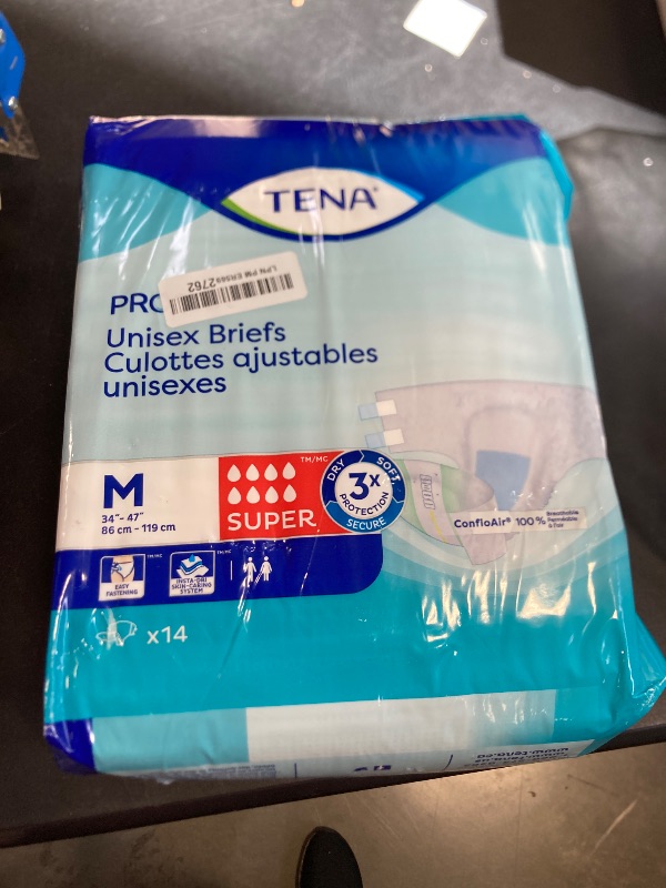 Photo 1 of TENA ProSkin Unisex Adult Diapers with Tabs, Maximum Absorbency, Medium, 14 ct