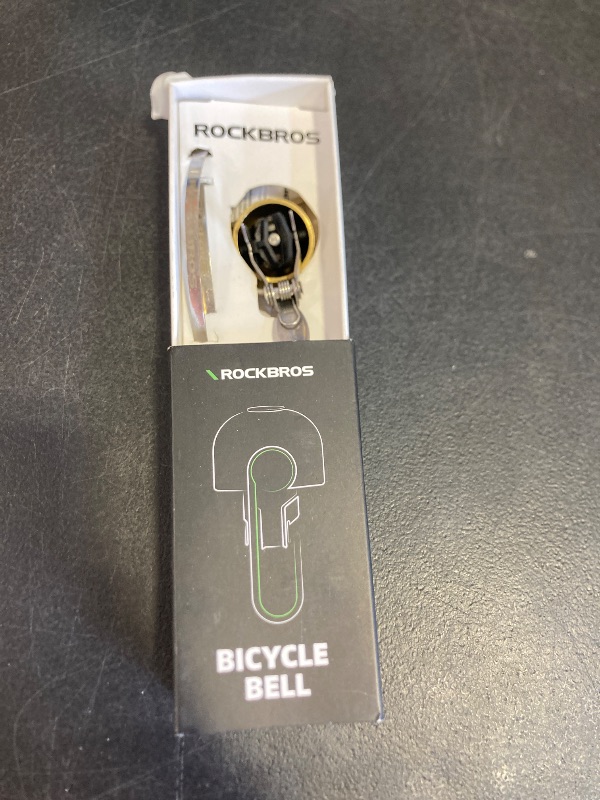 Photo 1 of ROCKBROS Bike Bell Classic Bicycle Bell for Bike Ring Bell with Loud Sound Bells for Road Mountain Bike Handlebars Adults (Golden Brass)