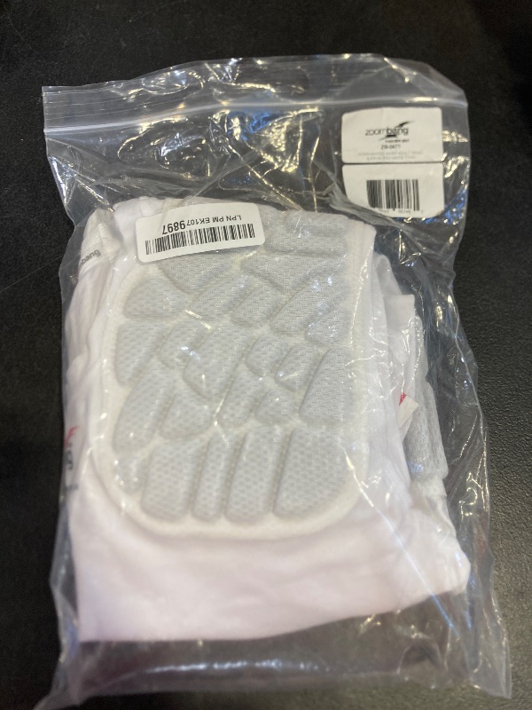 Photo 1 of Zoombang Integrated Football Padded Compression Sleeveless Shirt Titan Series with Dri-Lex Technology (US, Alpha, Small, Regular, Regular, White)