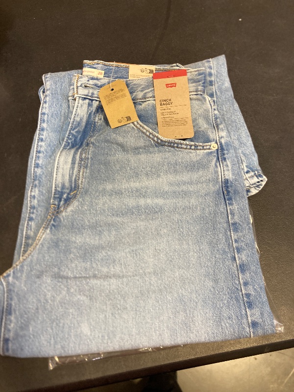 Photo 1 of Levi's Women's Cinch Baggy, Invested Indigo, 28