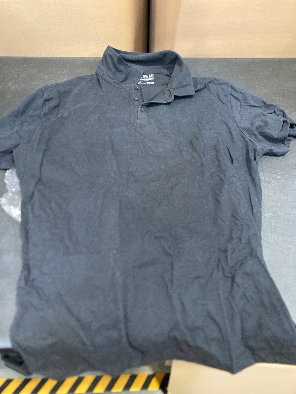 Photo 1 of INTO THE AM Polo Shirts for Men - Slim Fit Short Sleeve Collared Shirt 2xl