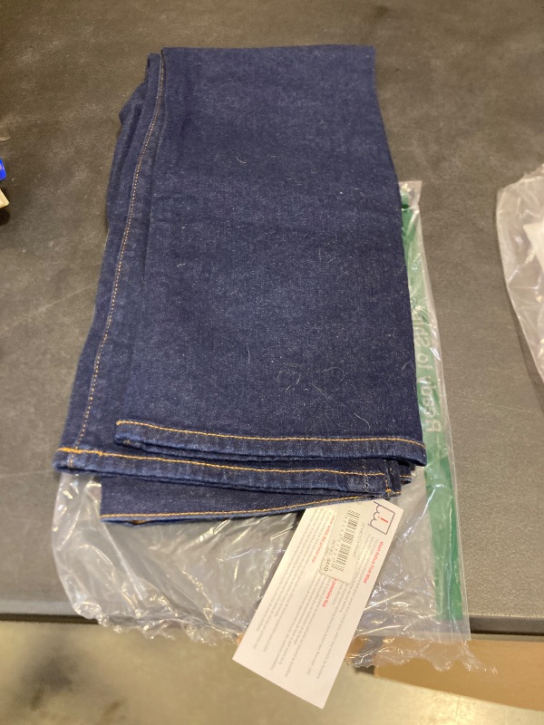 Photo 1 of Amazon Essentials Men's Straight-Fit Bootcut Jean - Discontinued Colors, Rinsed, 33W x 28L