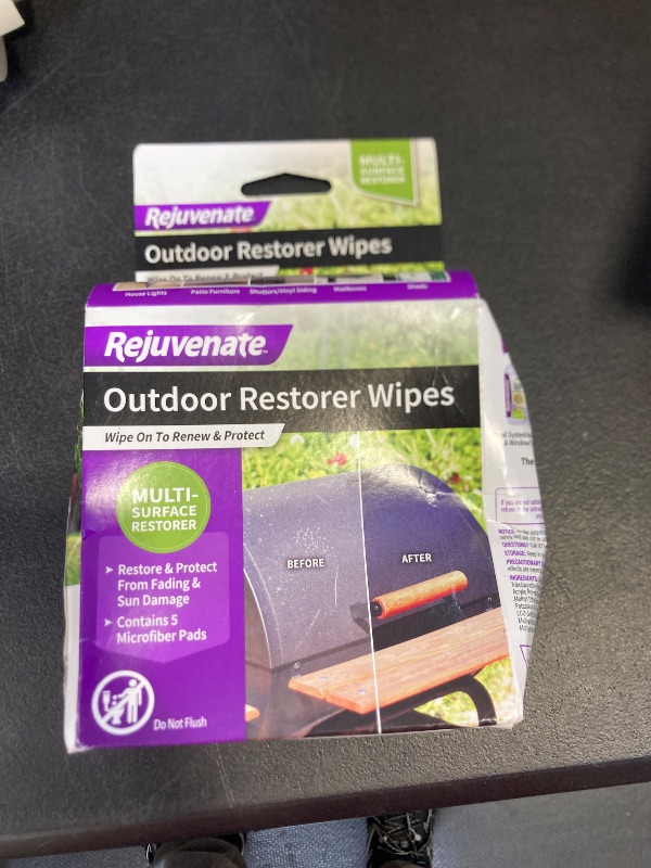 Photo 1 of Rejuvenate® Rjrestwipes Pre-saturated Restorer Wipes, 4" X 4", 5-pack
