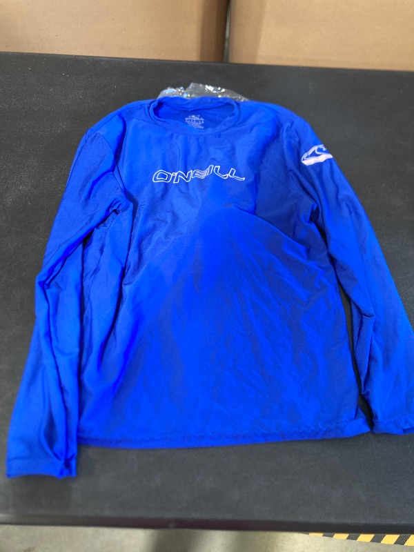 Photo 1 of O' NEILL Boys' Youth Basic Skins 50+ Long Sleeve Sun Shirt
size 16