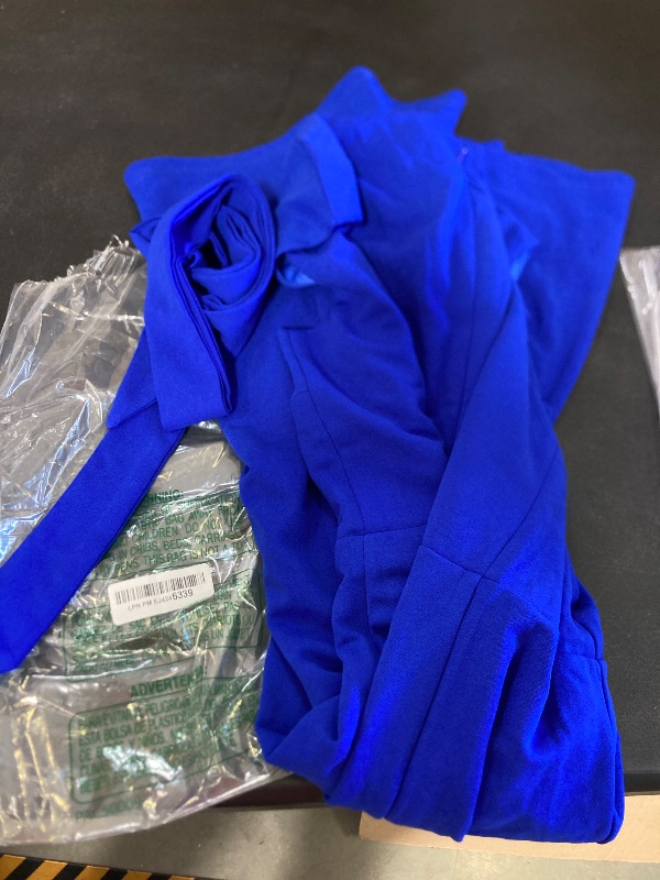 Photo 1 of DRESSTELLS Women's Cocktail Dresses, Semi Formal Wedding Guest Cobalt Blue Bridesmaid Modest Church Party Evening Dress 2025 RoyalBlue XL