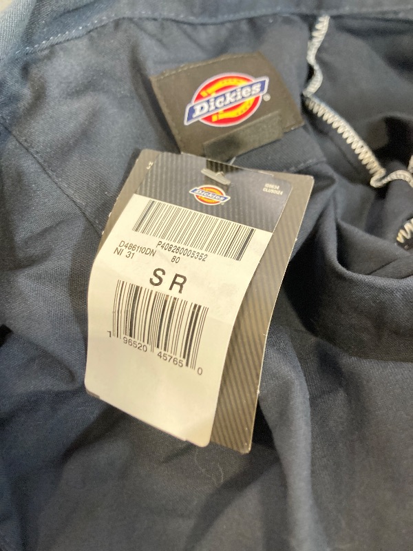 Photo 1 of Dickies Long Sleeve Coveralls, DARK NAVY, SIZE SR/PR