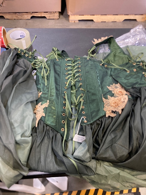 Photo 1 of 2XL-daizbella Renaissance Costume Women Ren Faire Dress Outer Garment Elf Costume for Women(Underskirt Not Included)