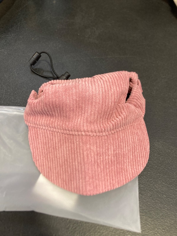 Photo 1 of DOG BASEBALL CAP- PINK, MEDIUM