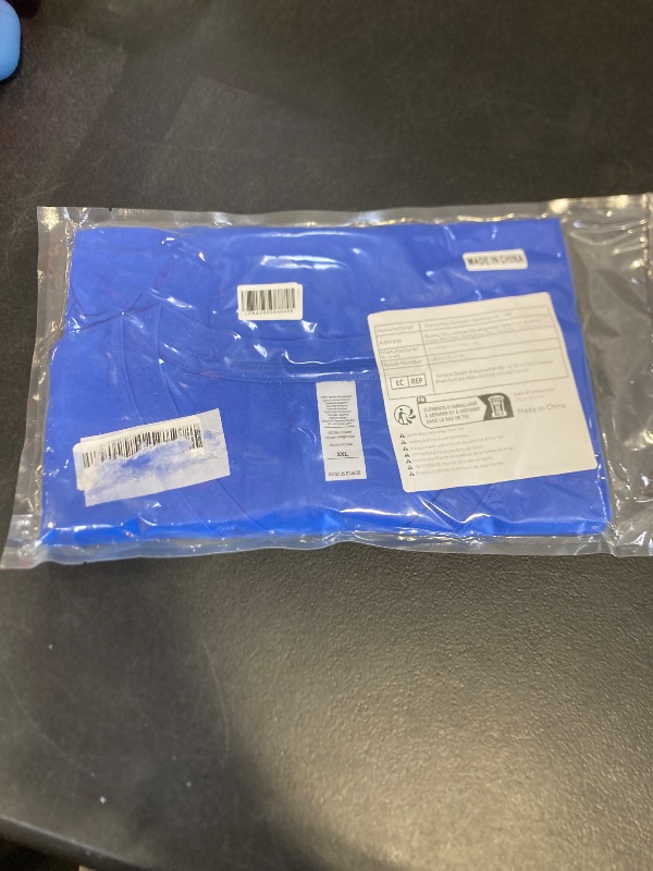 Photo 1 of 2XL- COTTON V NECK- ROYAL BLUE