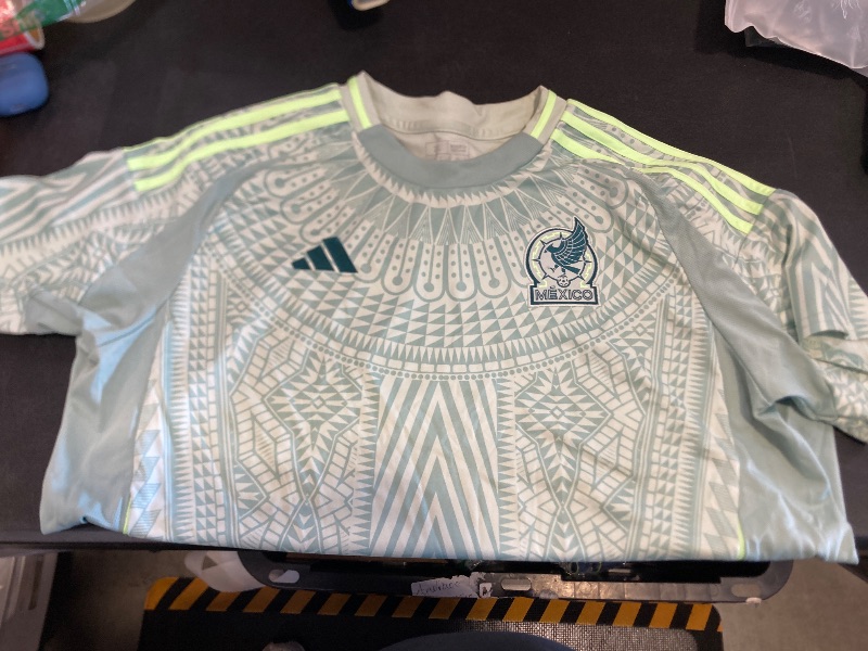Photo 1 of 2XL-adidas Women's Mexico 2024 Away Jersey, Linen Green