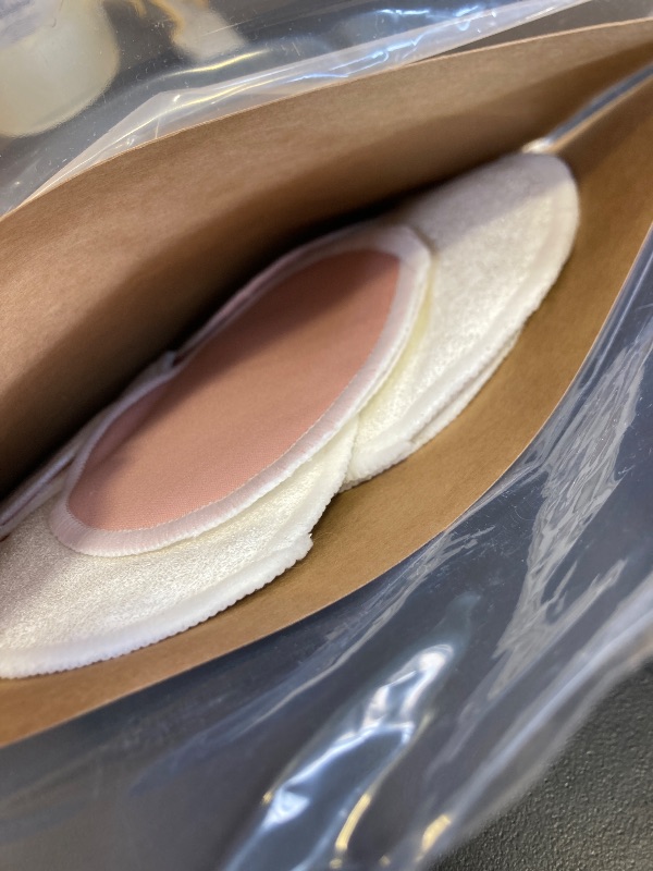Photo 1 of wegreeco Nursing Breast Pads (14 Pack) + Laundry Bag & Travel Storage Bag, 4.7 inch - Washable & Reusable Breastfeeding Nursing Pads (Rose Gold, Large, Contoured Shape)
