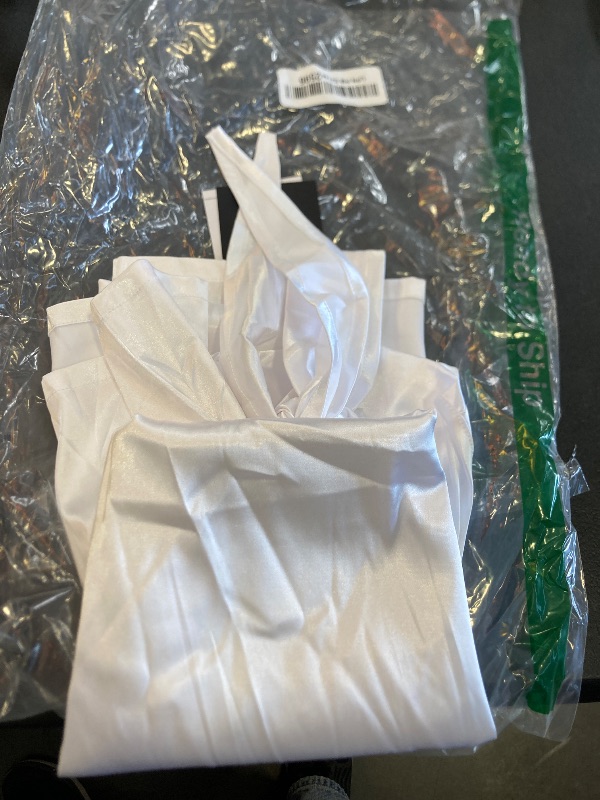 Photo 1 of Allegra K Women's Satin Tank Tops Dressy Casual Bow Tie Mock Neck Sleeveless Work Blouse Shirt 2X-Large White
