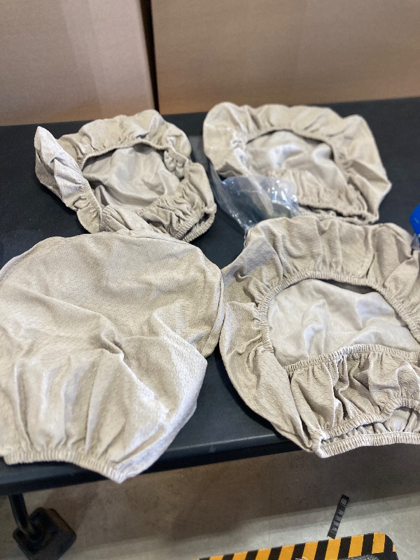 Photo 1 of 4 pack tan chair seat covers