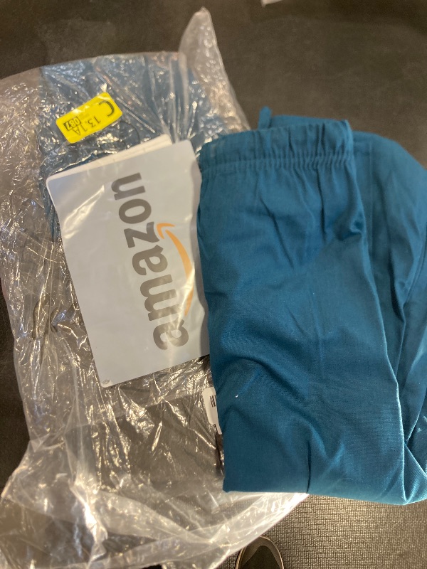Photo 1 of Just Love Women's Scrub Sets Six Pocket Medical Scrubs (V-Neck With Cargo Pant), Carribean Blue, Small