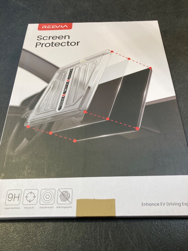 Photo 1 of REEVAA 2026 2025 New Tesla Model Y Juniper Screen Protector [No Glare & Fingerprint], 9H Tempered Glass Fit for 2025-2026 Model Y Juniper, with Alignment Kit Accessories, Matte