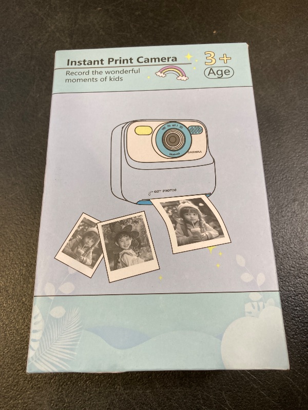 Photo 1 of Kids Instant Digital Cameras for Boys and Girls, 1080P HD Dual-Lens Selfie Digital Camera with Print Paper & 32G Card, Christmas Birthday Gifts Toys for Toddler and Teenagers Age 3-16 Years Old