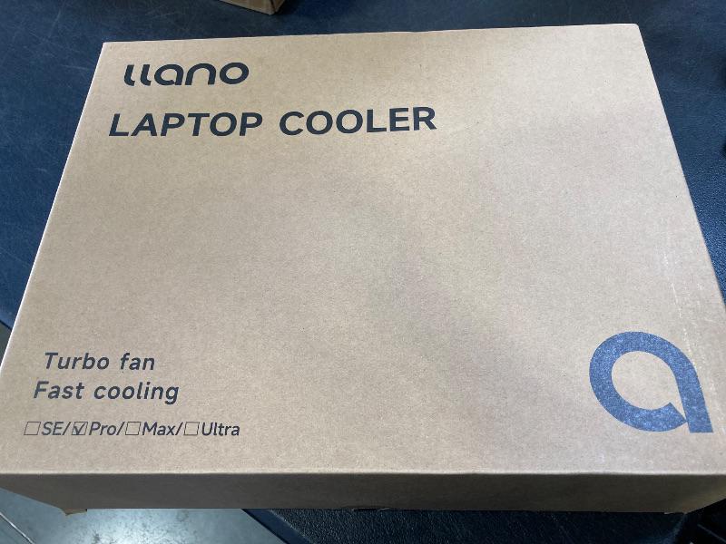 Photo 1 of llano V10 Gaming Laptop Cooling Pad, RGB Laptop Cooler Stand with Powerful 4.72 Inch External Turbo Cooling Fan, Fast Cooling Computer 13-17.3in, Button Control, 3 Adjustable Stand, 4-Port USB C&A