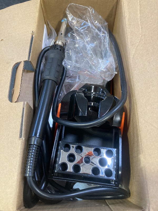 Photo 1 of YIHUA 926 III 60W LED Display Soldering Iron Station Kit w 2 Helping Hands, 6 Extra Iron Tips, Roll of Lead-Free Solder, Solder Sucker, S/S Tweezers, °C/ºF Conversion, Auto Sleep & Calibration Support