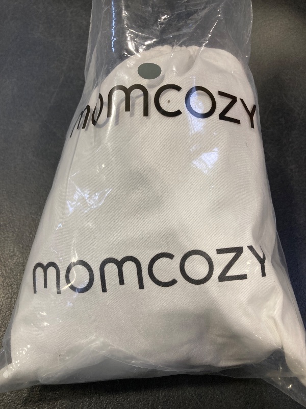 Photo 1 of Momcozy Baby Wrap Carrier, Easy to Wear Infant Carrier Slings, Lightweight Hands Free Baby Sling, Adjustable Baby Carriers for Newborn to Toddler 8-35 lbs, Deep Grey