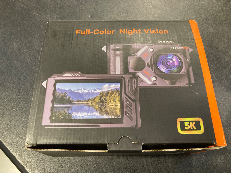 Photo 1 of Digital Camera, Full Color Night Vision Star Sky Effect 5k Recording 50x, with Storage Case, for Travel Outdoor Photography Wildlife Tracking Urban Nightscapes and