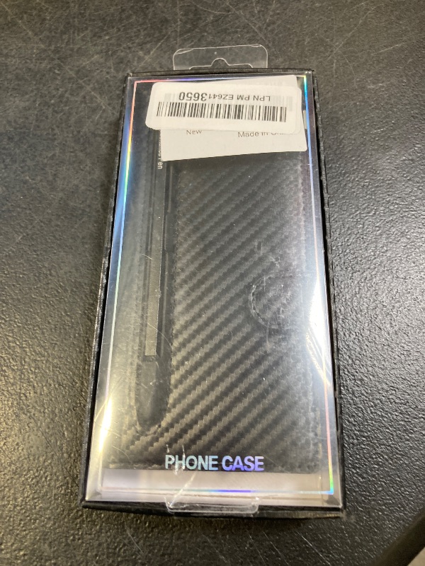 Photo 1 of DEMCERT for Samsung Galaxy Z Fold 7 Case with [ Pen ], Armor Full Body Protective [Removable Pen Slot], Anti-Scratch Hard Slim Leather Bracket Case with Screen Protector (Carbon Fibre)