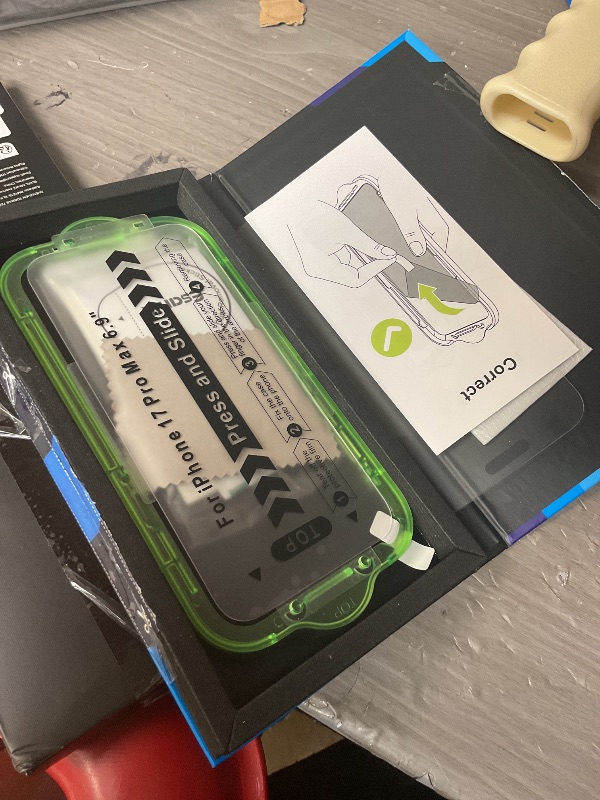 Photo 1 of Esanik [2+2 Pack compatible with iPhone 17 Pro Max Matte Glass Screen Protector [Auto-alignment] Anti-Glare & Anti-Fingerprint, Anti-Reflection, Bubble Free, Smooth as Silk, 9H Glass Screen Cover