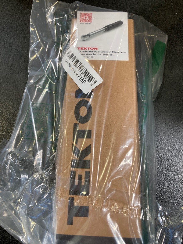 Photo 1 of TEKTON 1/4 Inch Drive Dual-Direction Click Torque Wrench (10-150 in.-lb.) | TRQ21101