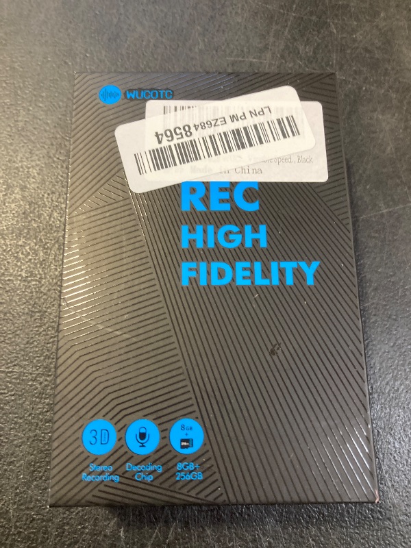 Photo 1 of 264GB Digital Voice Recorder, Professional Voice Activated Recorder for Lectures Meetings,18000 Hours voice recorder with playback, recording device, MP3 Player, Password Protection, audio recorder, Black