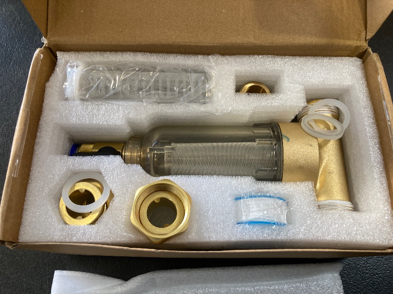 Photo 1 of MewMore WHC40 Sediment Filter, 40 & 100 & 200 Micron Reusable Spin Down Sediment Water Filter, Whole House Water Filter for Well Water, Home Pre-filtration System, 1" MNPT + 3/4" FNPT + 3/4"MNPT