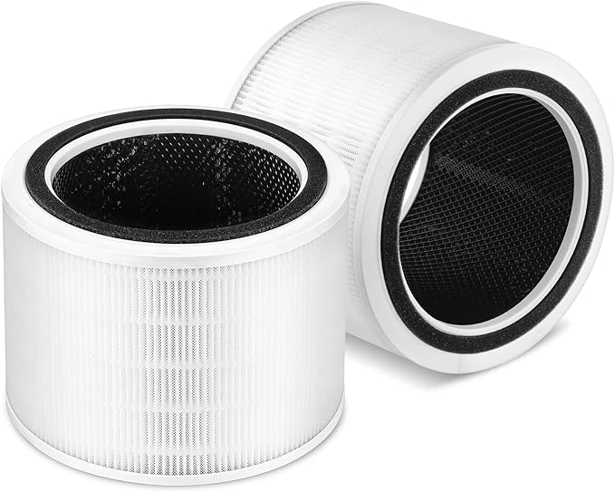 Photo 1 of Cabiclean 2 Pack Core 200S Replacement Filter, Compatible with LEVOIT Core 200S Smart WiFi Air Purifier, 3 Stages Ture HEPA Filter, Compare Part# Core 200S-RF, Core 200S-P
