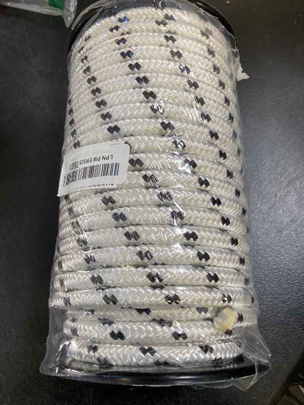 Photo 1 of KIS Premium Quality Double Braided Polyester Rope 10 MM (3/8" 100 ft) - Multi Size - Heavy-Duty Extra Strength - Multi-Purpose Rope, Sailing, Crafting, Camping Rope, Nylon Rope- Made in Turkey