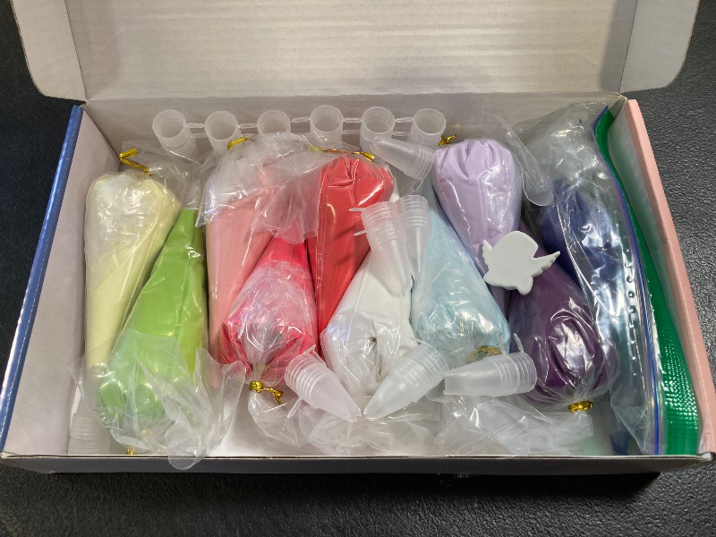 Photo 1 of ASTRYAS Cream Glue,10Pcs 100g Decoden Fake Whipped Cream Glue DIY Phone Case Kit with Plastic Piping Tip for DIY Handmade Craft Decoration - Pony Color