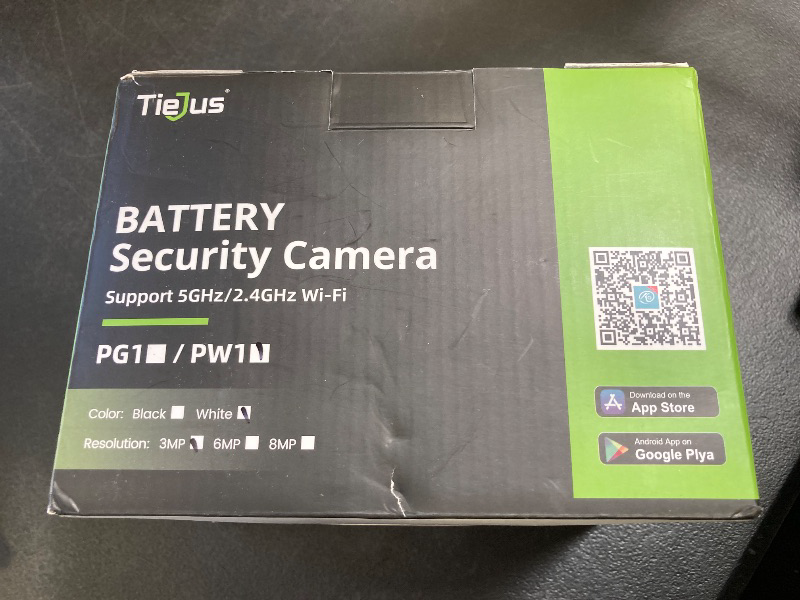 Photo 1 of TIEJUS 2.4G/5G Security Cameras Wireless Outdoor, 2K Solar Camera for Home Security, Battery Powered, 360° PTZ/Color Night Vision/2Way Talk/Compatible with Alexa/IP66 Waterproof