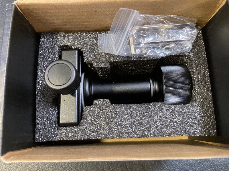 Photo 1 of Monopod Gimbal Head – Side Saddle Speed Tilt with Arca-Swiss Dovetail Quick Release Plate | Supports Medium & Telephoto Lenses | Max Load 100lbs