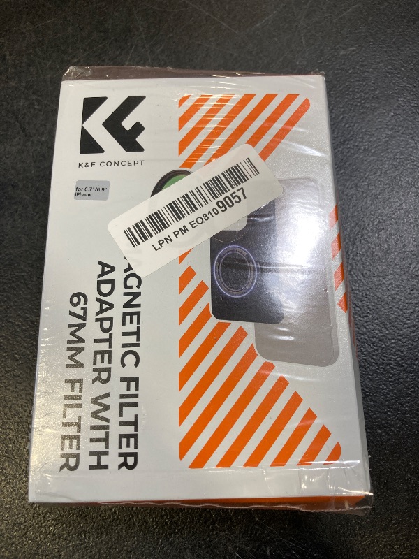 Photo 1 of K&F Concept 6.7 inch Magnetic Lens Filter Mount Adapter with 67mm Variable ND2-32 Filter Compatible with iPhone, Compatible with 17/16/15/14/13/12 Pro Max, 16/15/14 Plus