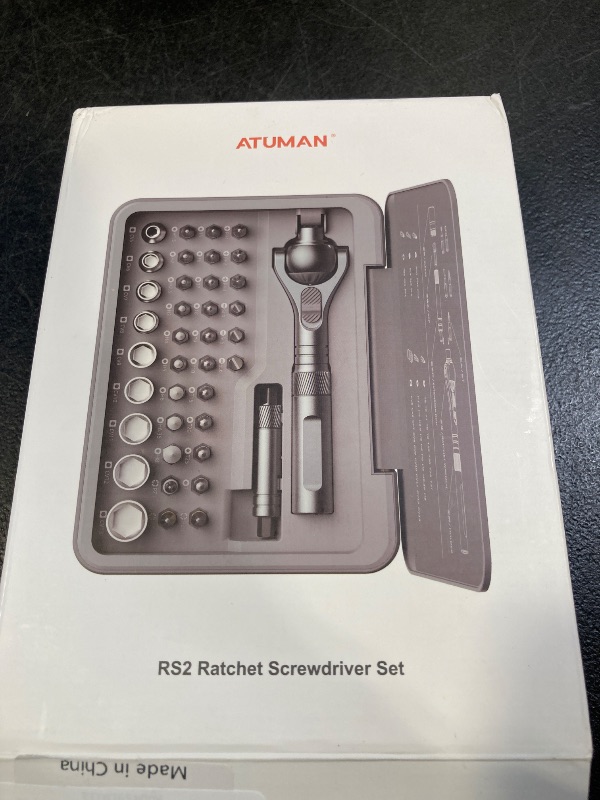 Photo 1 of Upgraded Magnetic Screwdriver Set, 40 in 1 Ratchet Screwdriver Set with Detachable Ratchet Handle, 180° Ratchet Head Precision Repair Tool Kit for Electrical, Automotive, Bicycle, Furniture Model Repair