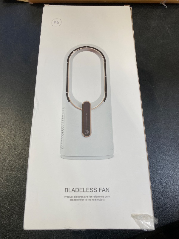Photo 1 of KONSIDEN Desk Fan Bladeless, 11.8 Inch Office Fan Small, Quiet, 3 Speed Adjustment, Touch Control, Easy to Clean, Desk Fans Small Quiet, Ideal for Office, Living Room, Bedroom
