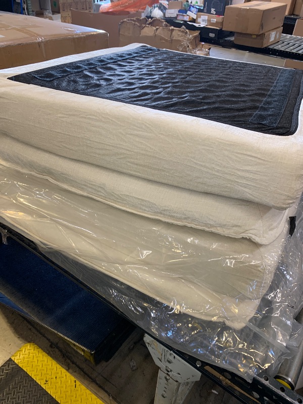 Photo 1 of 3 BOX SET Full Couch with Cushions - White