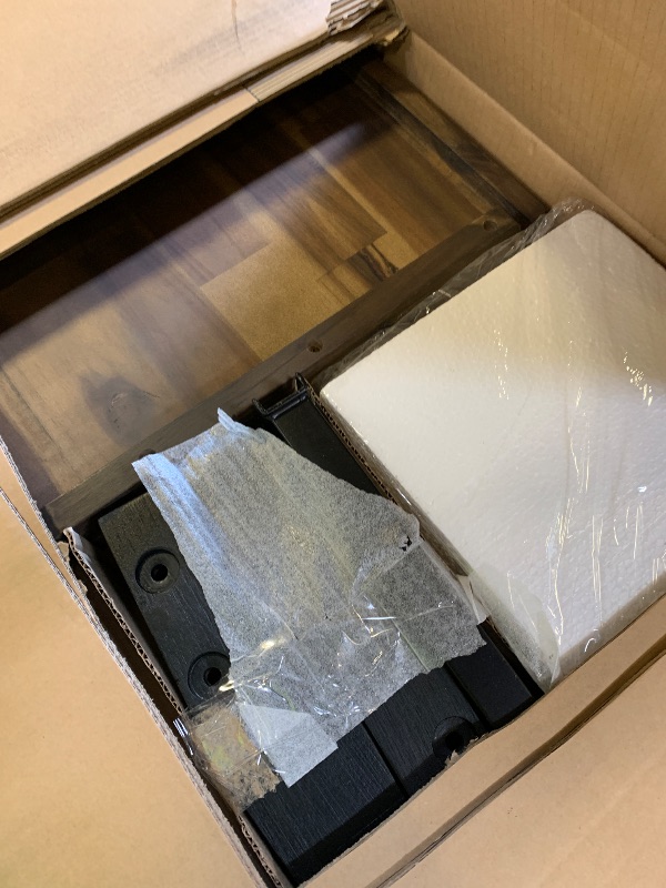 Photo 1 of Zinus Tonja Wood Platform Bed Frame with Headboard, Mattress Foundation with Wood Slat Support, No Box Spring Needed, Easy Assembly, Queen