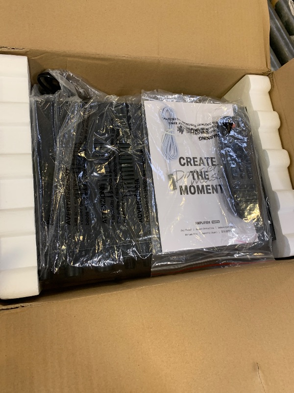 Photo 1 of Donner Stereo Receivers, Premium 1000W Peak Power 6 Channel Audio Amplifier with Bluetooth 5.3, USB, FM, 2 Mic-in, Echo, RCA, Optical/Coaxial Input for Home, Karaoke, Theater Speakers, MAMP6