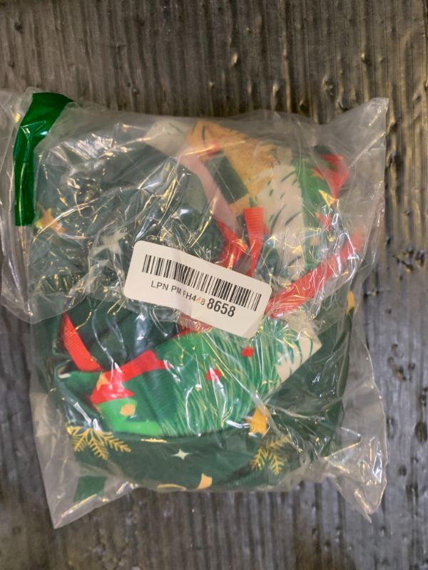 Photo 1 of Forest Green Christmas Tree Skirt 48 Inch Xmas Tree Snowflake Tree Skirt for Winter Holiday Theme Seasonal Outdoor Farmhouse Indoor Home Party New Year Ornaments Decoration