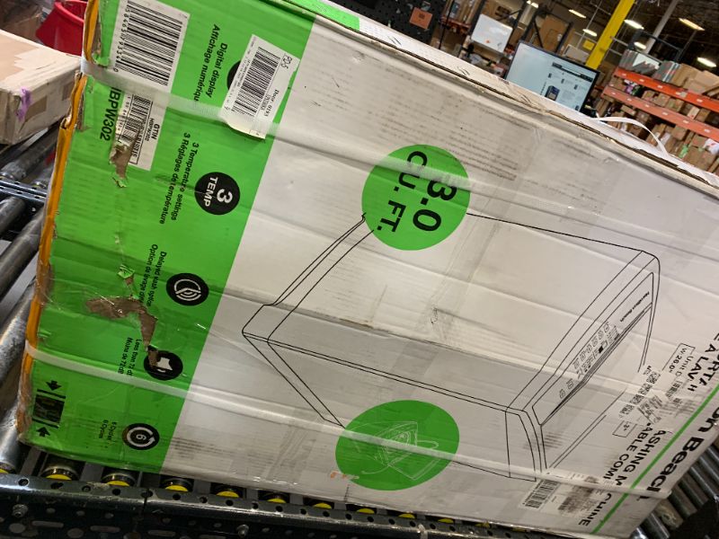 Photo 1 of HAMILTON BEACH RPW302 Portable Washing Machine, 3.0 cu ft, White