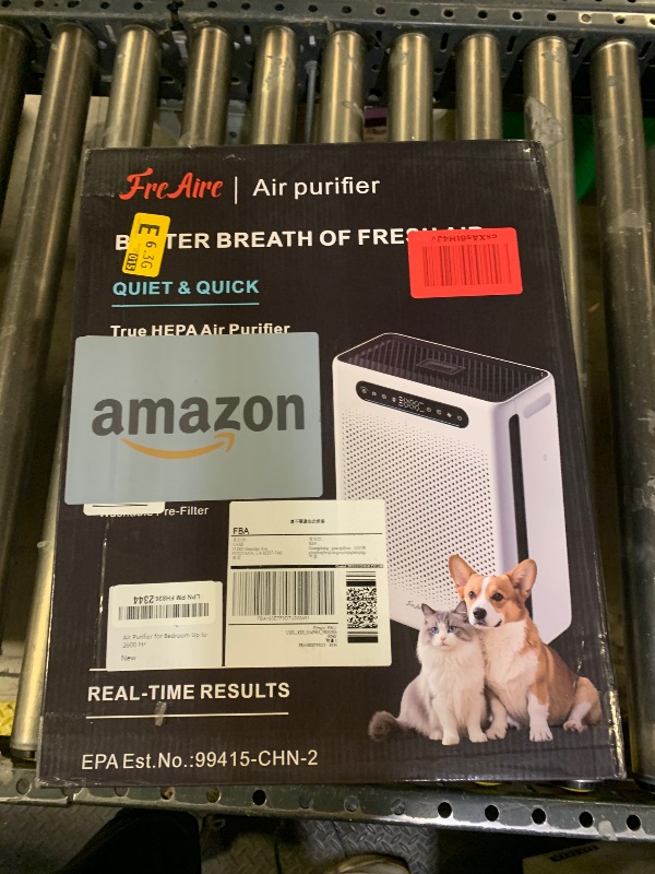 Photo 1 of Air Purifiers for Home Up to 2600 Ft², Washable Filter & Air Quality Display, Powerful Turbo Mode Air Cleaner for Pet Hair Odors Smoke Dust