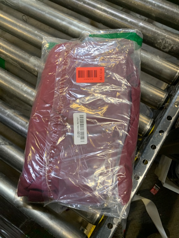 Photo 1 of HEIRLOOM COMFORT Burgundy Wine Solid Panel Curtains, 63 Inches Long, Set of 2, 100% Cotton, Light Filtering for Privacy, Rich Farmhouse Elegance, Perfect for Bedroom, Living Room, 54" W x 63" L