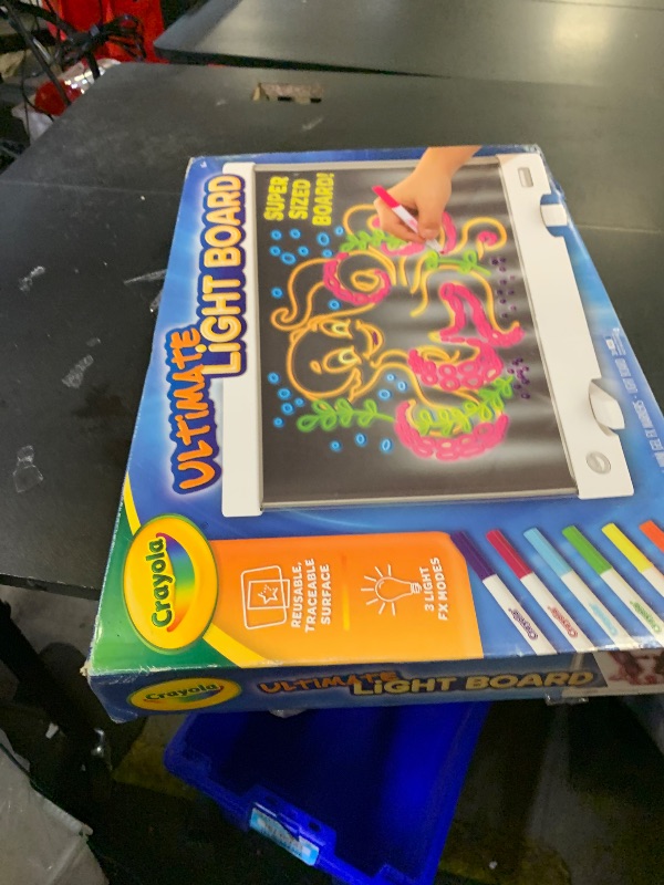 Photo 1 of Crayola Ultimate Light Board - White, Kids Drawing Tablet, Holiday & Christmas Gifts, LED Drawing Board, Sketching Art Projector, Toys for Boys & Girls, 6+