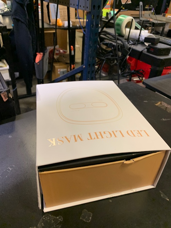 Photo 1 of Red Light Therapy Mask for Face, 2026 LED Face Mask Light Therapy, 4 Modes with Red/Blue/infrared/Dual Red & Blue Lights for Reduce Acne, Anti-Aging and Blemish Repair, Full Face Coverage, Lightweight