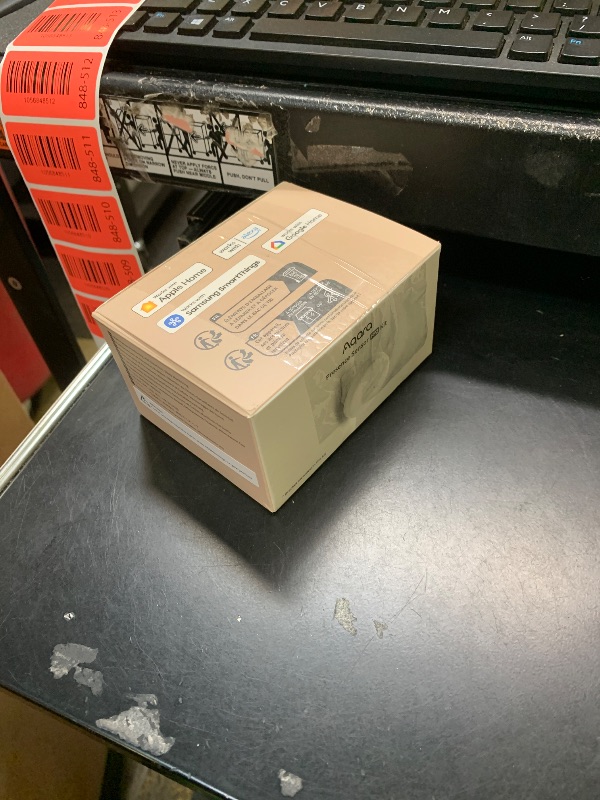 Photo 1 of Aqara Presence Sensor FP2 Bracket Set, mmWave Radar Wired Motion Sensor, Zone Positioning, Multi-Person & Fall Detection, Supports HomeKit, Alexa, and Home Assistant, 2.4 GHz Wi-Fi Required